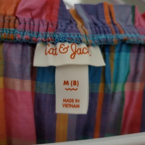 Cat & Jack Girls' Woven Short Dress (medium) 3KIDV-AP - Picture 4 of 4